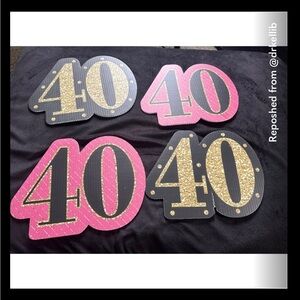 40th Birthday Party Decorations